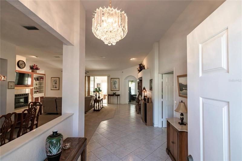 Foyer into Living room