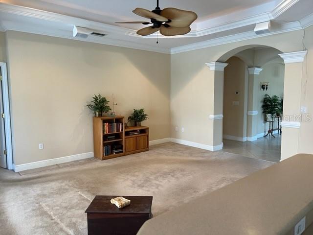 Kitchen Breakfast Bar toward Family room