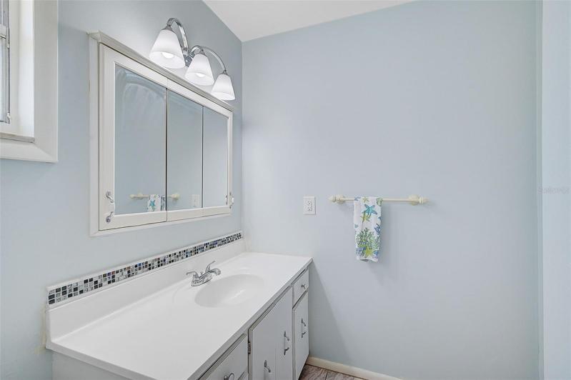 Main bedroom bath w/walk-in shower