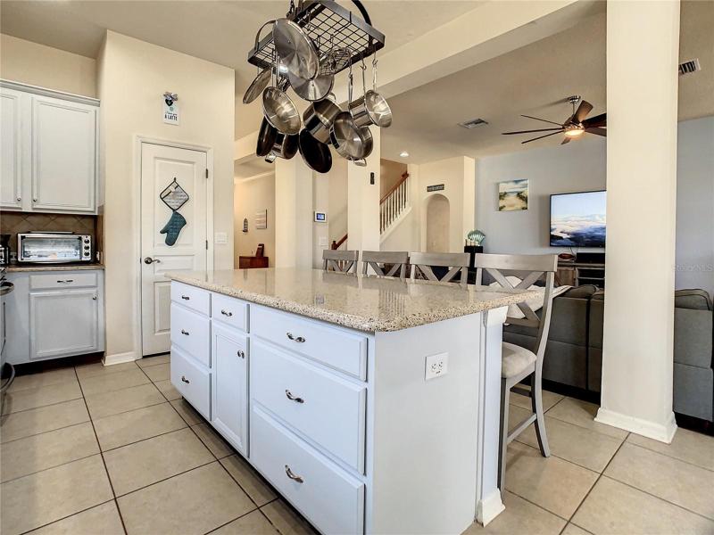 Kitchen looking towards family room