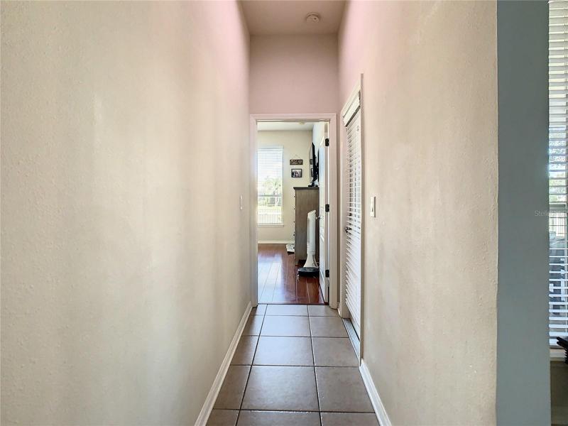 Hallway to master bedroom