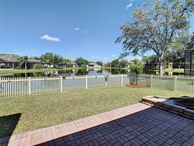 Large fenced-in back yard