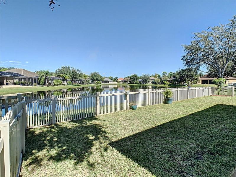 Gorgeous pond view