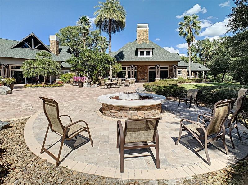 Clubhouse fire pit
