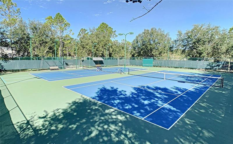 Two tennis courts