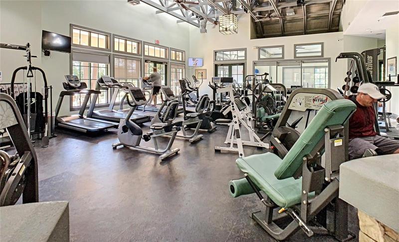 Clubhouse fitness room