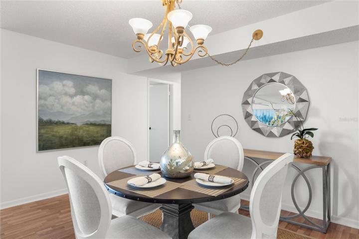 DINING ROOM - STAGED
