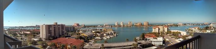 WIDE ANGLE VIEW FROM BALCONY
