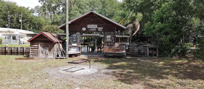 Pump house & Covered Outdoor Party House