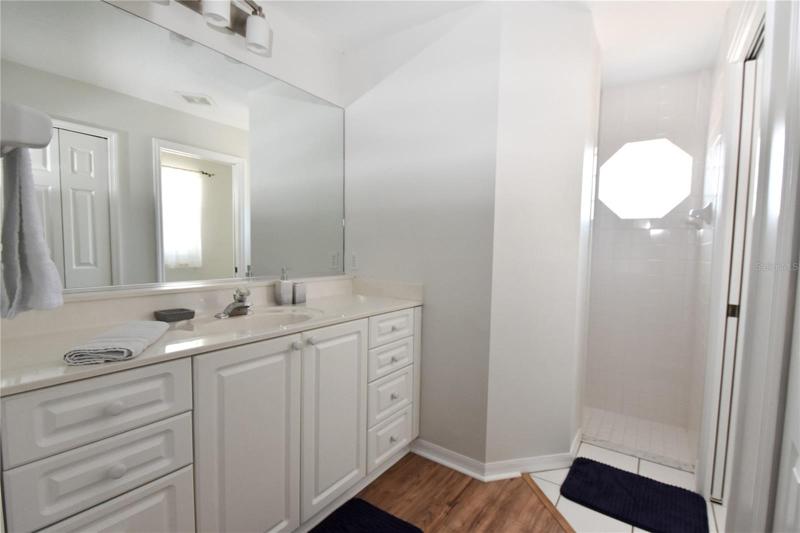 Master bathroom.