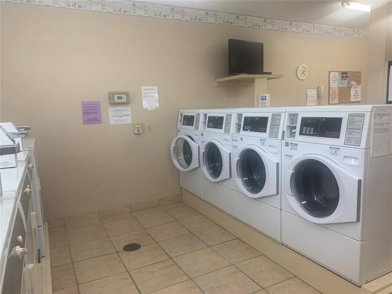 Television in the AC laundry!!