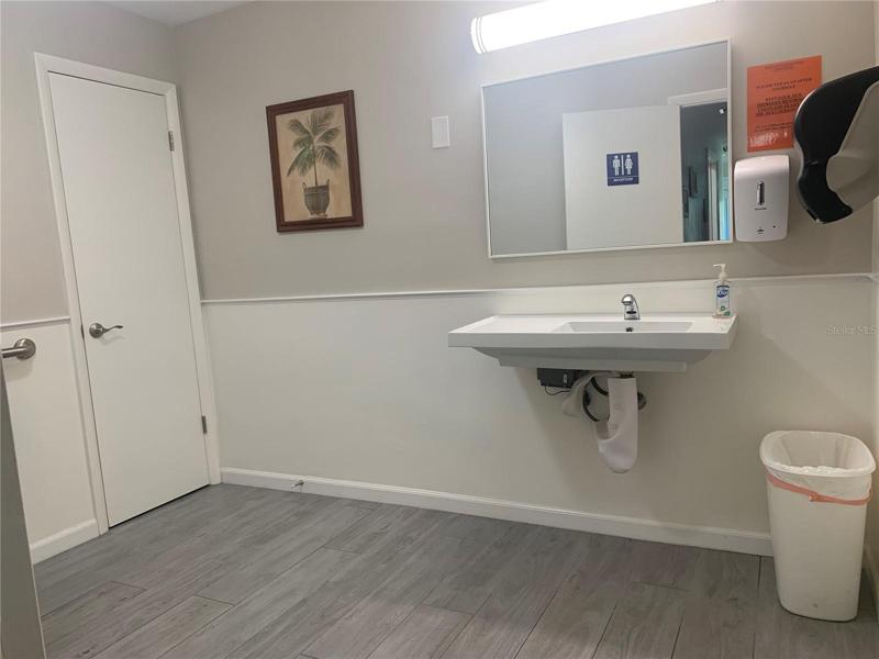 NEW Womens bathroom next to pool!