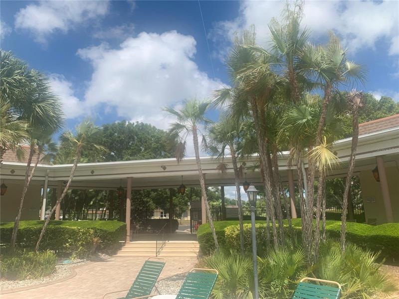 Looking from Pool/Clubhouse back to entrance!!