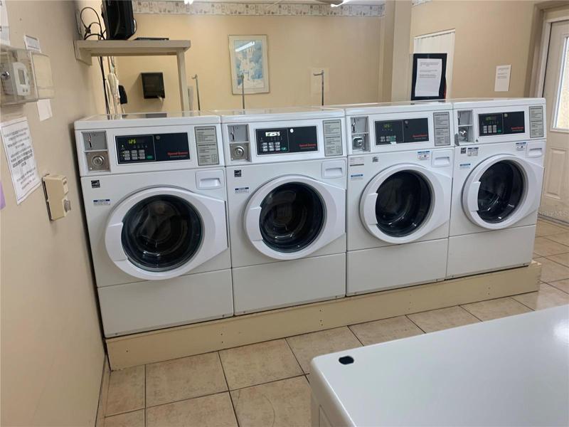 Large, clean & Air-Conditioned Laundry Room!