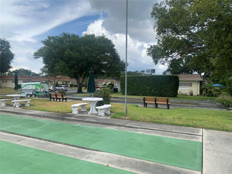 Shuffleboard courts