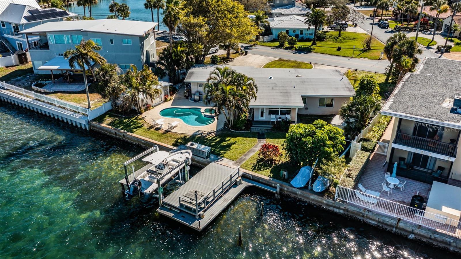 Aerial of Back yard