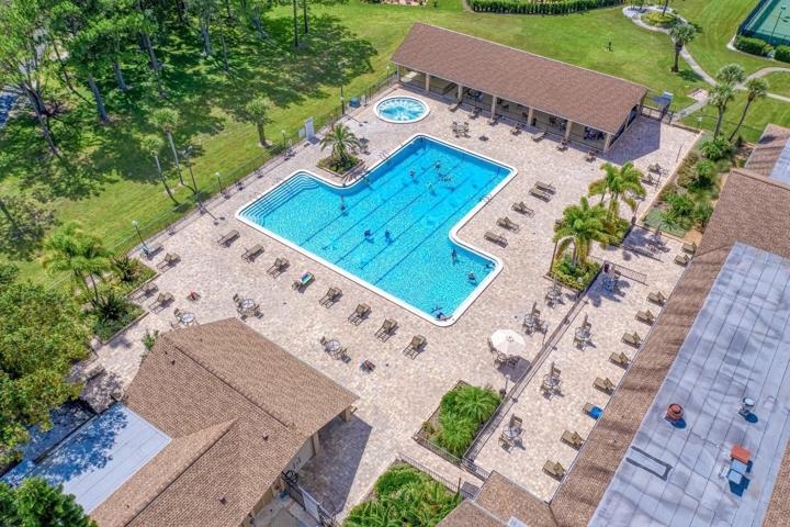 Olympic size pool is heated & cooled for year round use~