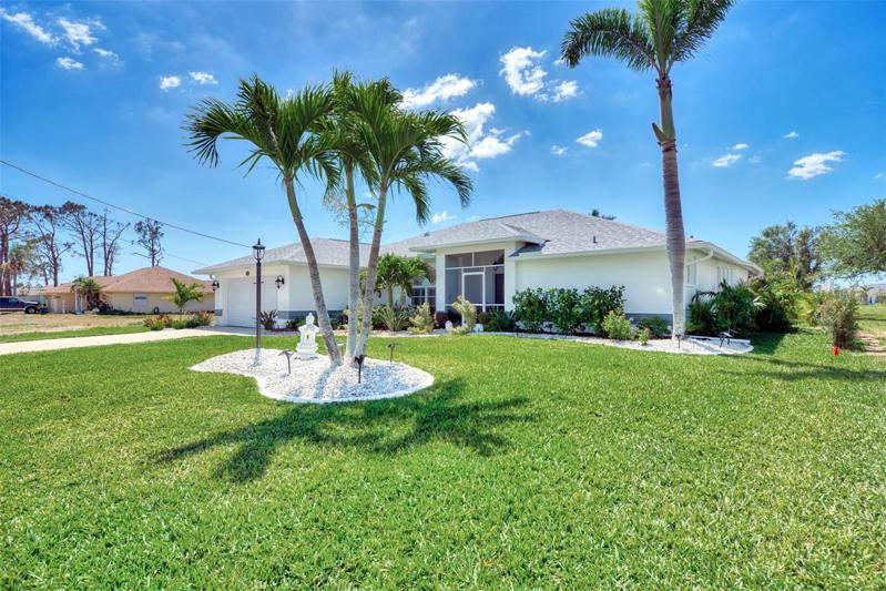 Lovely Front Yard with mature landscaping