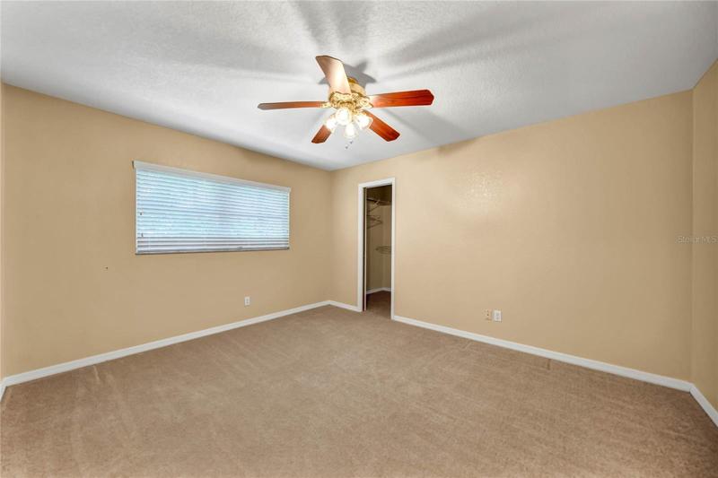 BEDROOM #2 WITH WALK IN CLOSET