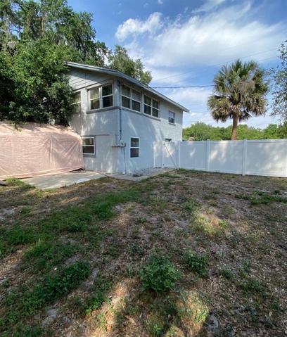 Two story home with 3 bedrooms and two bathrooms. Master bedroom has lots of windows and a walk in closet.