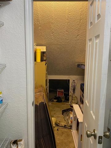 Beyond the pantry is another storage space and beyond that is a scuttle that I do not have the nerve to explore. There are numerous large storage areas in this home.