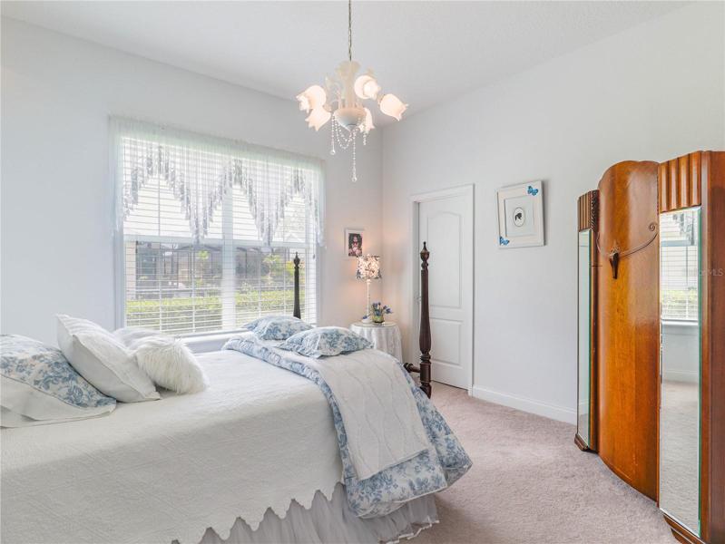 2nd bedroom with walk in closet. 