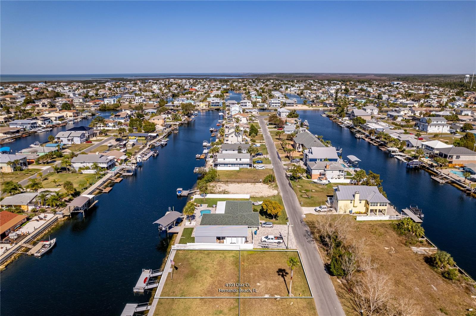 Salt Water Canals going out to the Gulf of Mexico