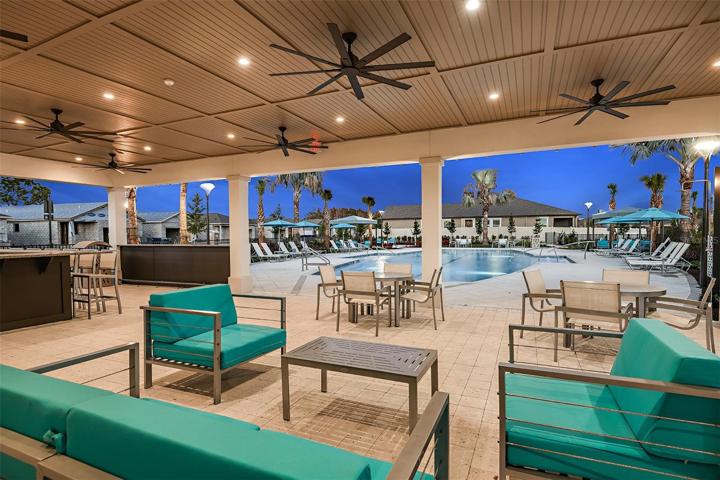 Cabana Seating Area