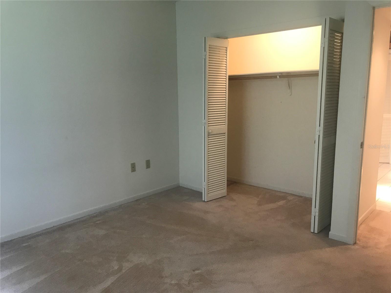BEDROOM with large closet