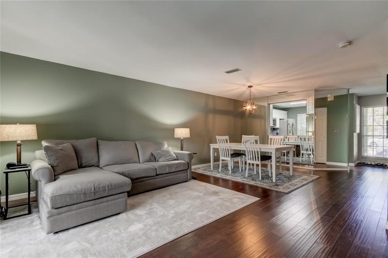 Full View of Living Room - Dining Space