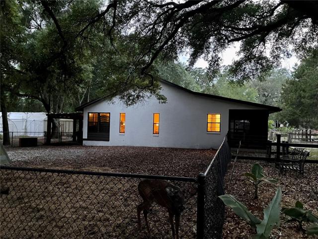 Side of Ranch house