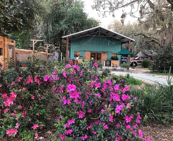 Front of Treehouse (rental or farm store)