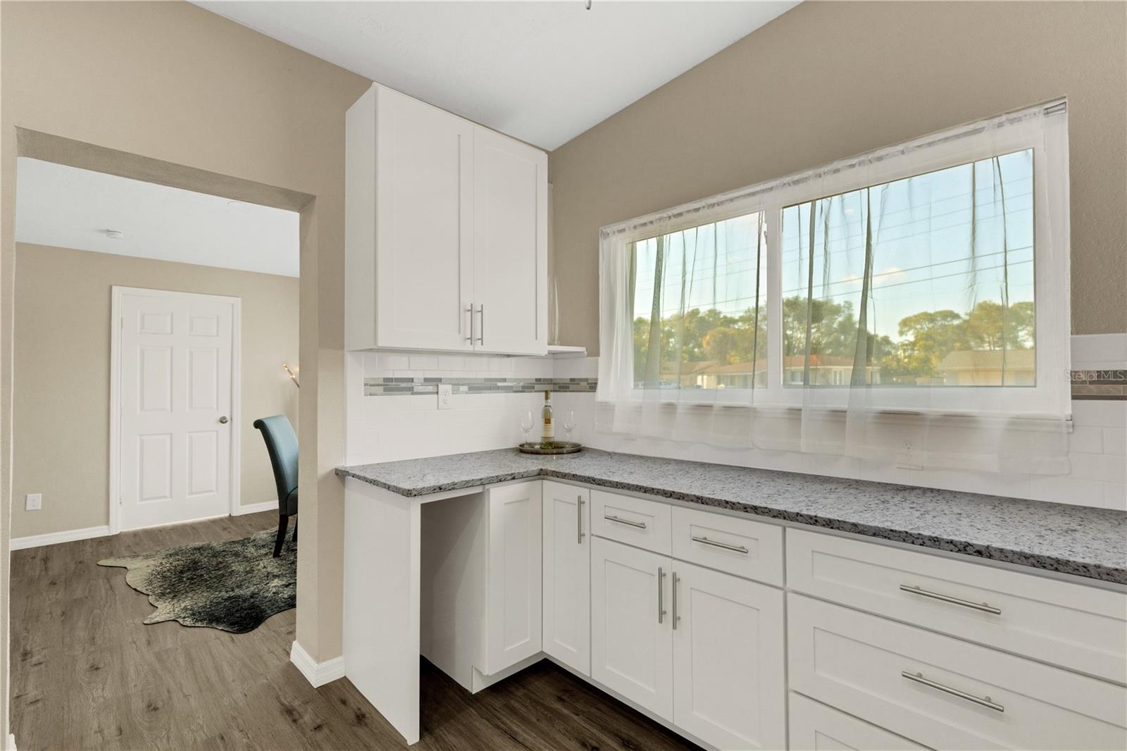 New kitched cabinets with soft-close drawers and cabinets.
