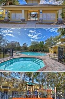 Pool, mailboxes and playground 