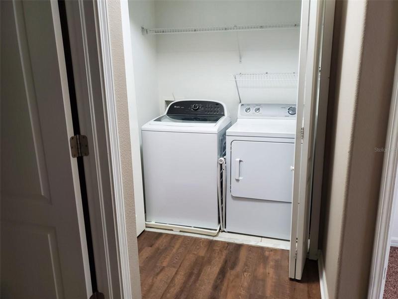 Laundry closet
