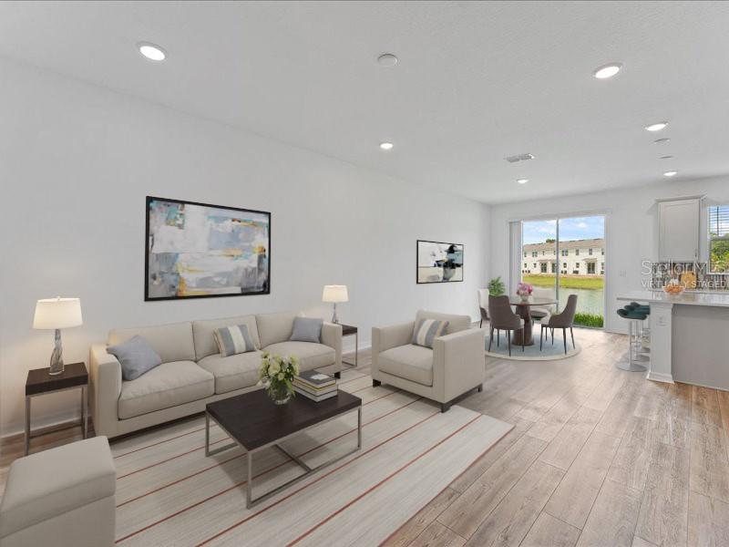 *Virtually Staged* Greatroom