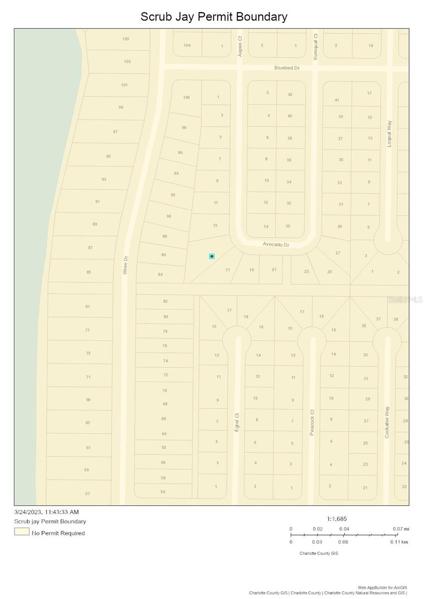 Scrub Jay Map