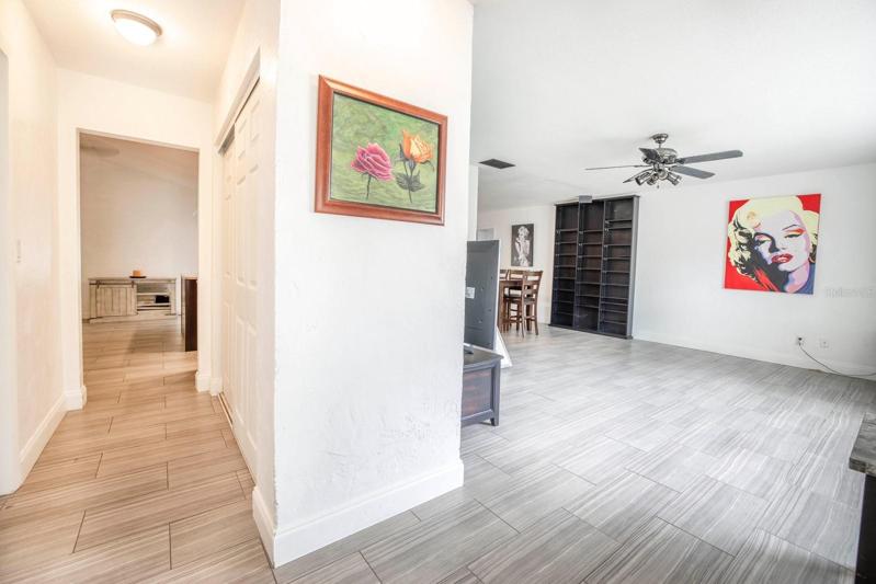 Entry with closet