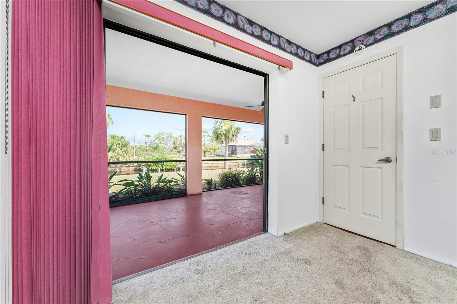 Owner Suite with stacking sliders to lanai. Door to Great Room.