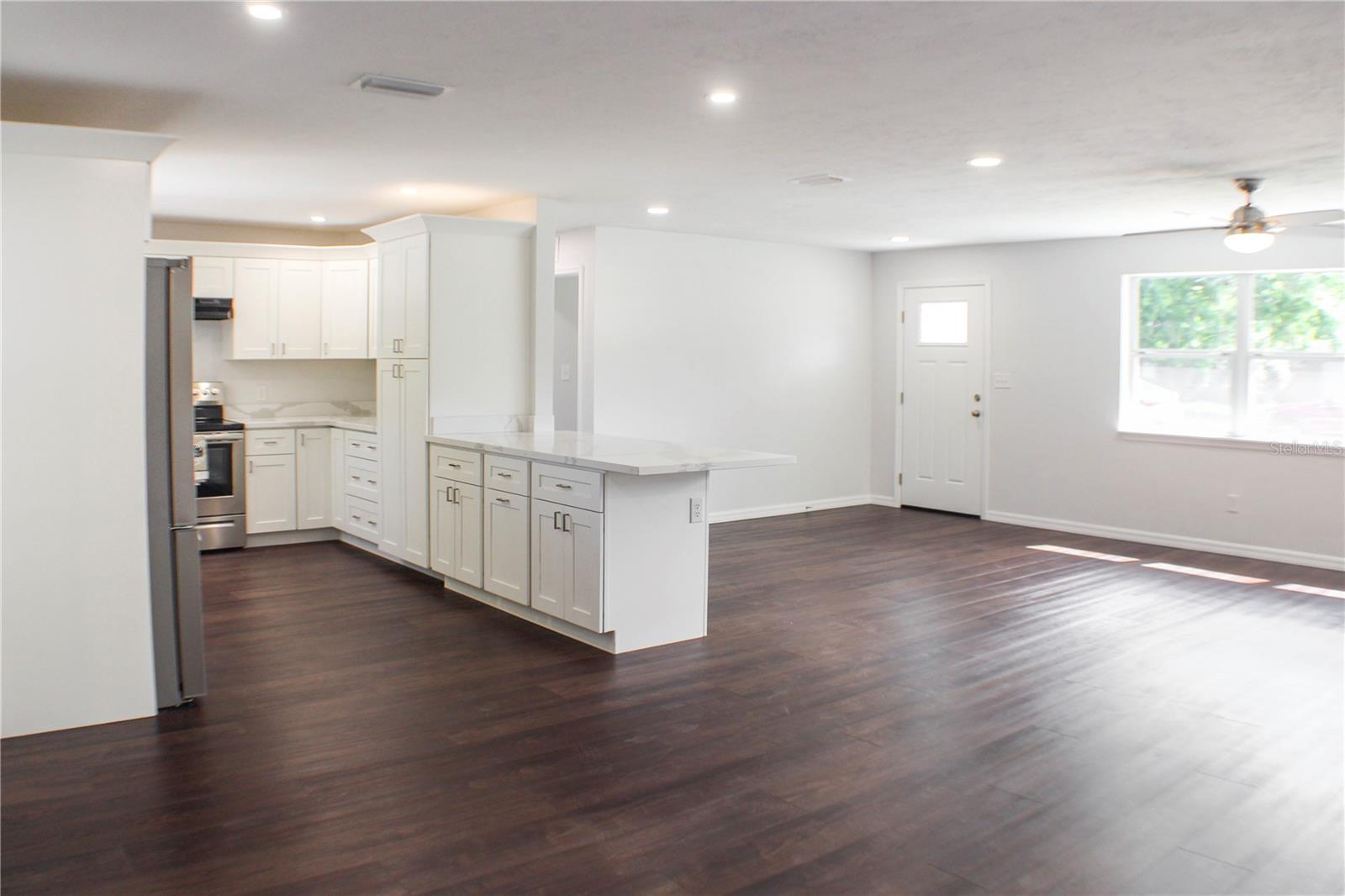 dining and living room
