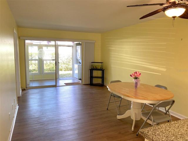 Living room and porch