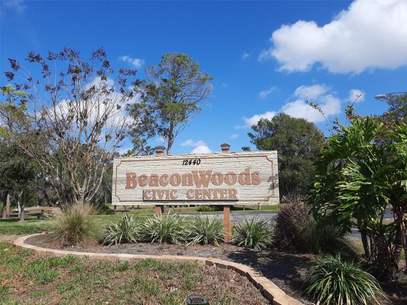 Entrance to Beacon Woods Civic Center