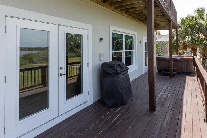 Enjoy kayaking, boating or just watch dolphins frolicking in your own backyard oasis.
