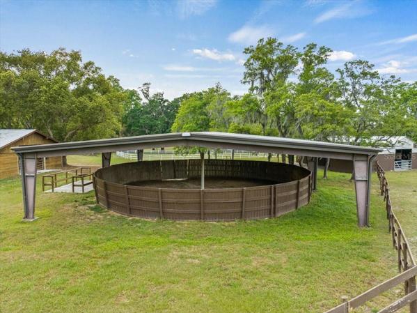 Covered Round Pen