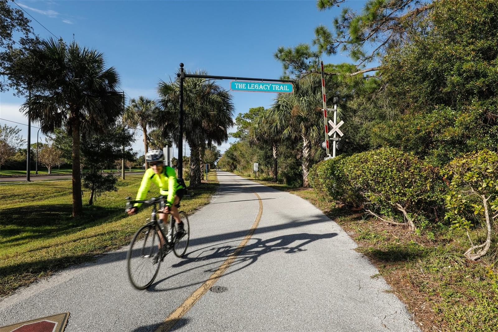 An Entrance To the Legacy Trail Is Across The Street From The Entrance To Cobblestone