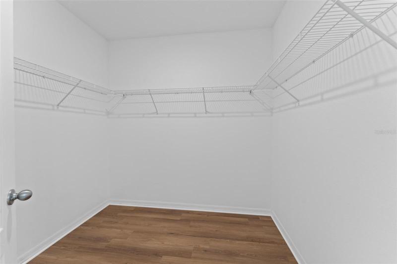 Primary Walk In Closet
