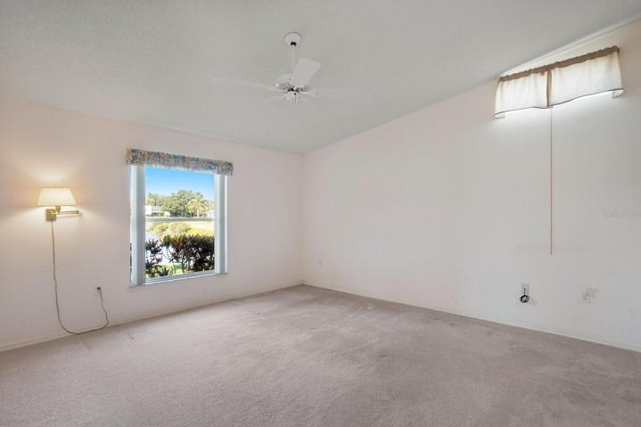 Master bedroom does not show fresh paint or carpet removed