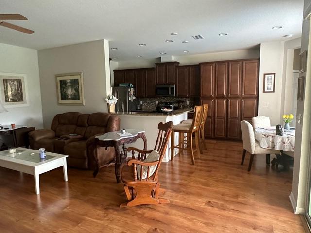 Family Room Leading to Kitchen and Breakfast Nook