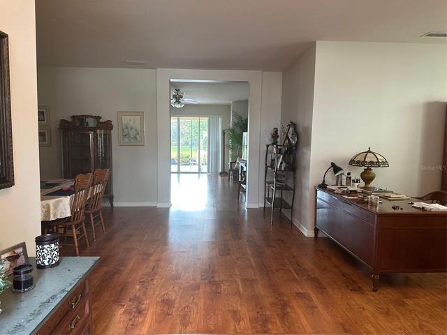 Freshly Painted Living Areas. View From Foyer