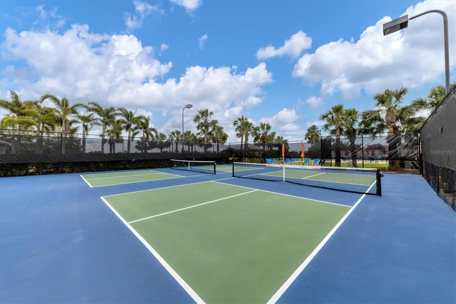 Popular pickleball courts